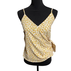 Blu Pepper gelb Leopardenmuster Wickeltop kleine Spaghettiträger Sommer süß - Bild 1 von 13