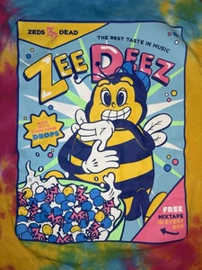Zeds Dead Authentic Band Concert Tour Merch Tie-Dye Zee Deez Taglia: S - Foto 1 di 7