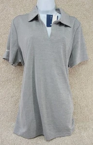 Devon & Jones Verizon Poloshirt Damen XL Grau Neu mit Etikett - Bild 1 von 12