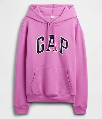 GAP Logo Pink Hoodie Sweatshirt with Kangaroo Pocket - Image 1 of 4