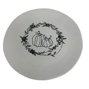 Piatti zucca Pier 1 Buffalo Harvest nuovi con etichette - bianco e nero - Foto 1 di 4