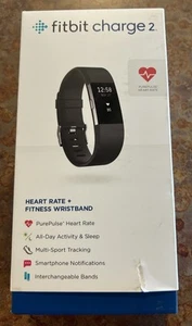 Fitbit Charge 2 Activity Tracker - Black New in Open Box - Picture 1 of 4