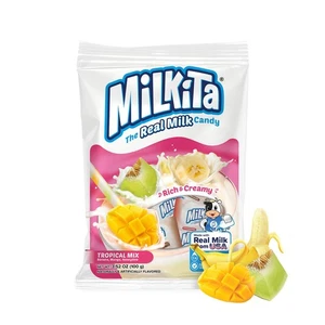 Milkita Tropical Candy 30 Stück Creamy Chewy Milkshake Geschmack Calcium Rich - Bild 1 von 5