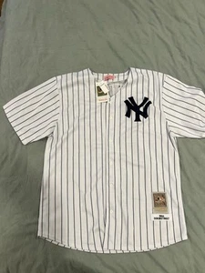 NEW YORK YANKEES DON MATTINGLY Baseball JERSEY White MLB 1995 Men’s Size 52 XL - Picture 1 of 5