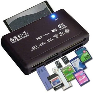 Speicherkartenleser All in One 1 USB Adapter SD SDHC Mini Micro M2 MMC XD CF MS - Bild 1 von 6
