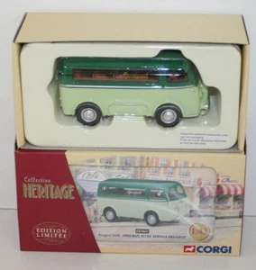 CORGI 1/43 COLLECTION HERITAGE EX70621 PEUGEOT D3A MINI BUS VITRE SERVICE PEUG - Picture 1 of 1