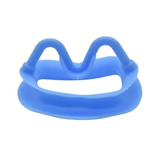 3 Pcs Dental Retractor Intraoral Cheek Mouth Opener Teeth Props Silicone Blue - Picture 1 of 7