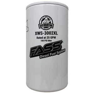 Separador de agua extremo de longitud extendida FASS Fuel Systems XWS-3002XL - Imagen 1 de 2