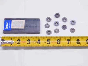 INSERTOS DE FRESADO DE CARBURO RECUBIERTOS ISCAR OEMT 060405 AER-76 IC328 TiCN 10 piezas nuevos - Imagen 1 de 4