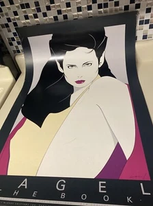 Vintage Patrick Nagel The Book 1981 Santa Monica poster art print 36x24" - Picture 1 of 8