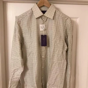 Ralph Lauren Purple Label Men's Check Shirt Size 15 - Picture 1 of 6