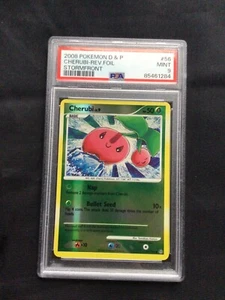 Pokemon Cards: Stormfront Reverse Holo: Cherubi 56/130 PSA 9 - Picture 1 of 6