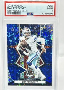 2022 Panini Mosaic DAK Prescott No Huddle National Pride Blue #/75 PSA 9 - Bild 1 von 1