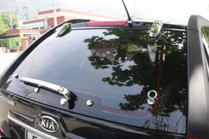 Auto Clover Chrome Rear Window Trim Set for Kia Sportage 2005 - 2010 - Picture 1 of 5