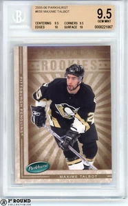 POP 1: Maxime Talbot RC BGS 9.5+: 2005-06 Parkhurst Rookie Card #658 - Picture 1 of 3