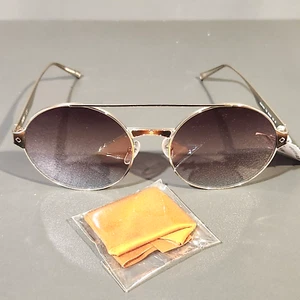 MCM 124SN 728 #2 Gold & Brown Rose Azure Sunglasses 58-19-140 Made In China - Picture 1 of 7