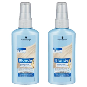 2 spray clarificador Schwarzkopf Blonde S1 cada 125 ml de aceite de argán hasta 2 etapas de aclaramiento - Imagen 1 de 2
