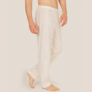 Pantalones de pijama 100% orgánicos para hombre salón para dormir veganos libres de químicos sin teñir - Imagen 1 de 11