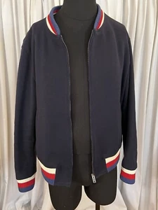 Gucci Men’s Navy Wool Varsity Jacket In Excellent Condition Sz XL - Picture 1 of 13