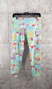 Capri Graffiti Moisture Wicking Pro Player Leggings Yoga Pants Ladies Size M - Picture 1 of 5
