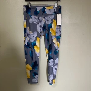 NWT CALIA by Carrie Underwood Energize 7/8 Leggings Sz LG Eastern Fleur Grey - Picture 1 of 7