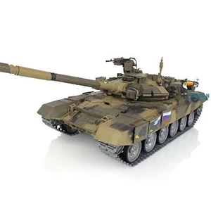 HL 1/16 7.0 Customized Russland T90 RC Panzer 3938 360° Turret Metall Tracks - Bild 1 von 12
