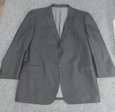 Blazer Tiglio Luxe Para Hombres 52 Largo Gris Lana Lujo Italia Super 150s Traje Chaqueta Foto 1 de 4