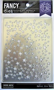 Star Confetti Fancy Thin Metal Die by Hero Arts DI331 NEW! - Picture 1 of 2