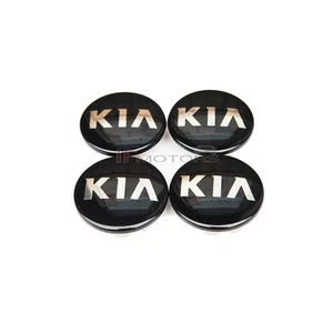 OEM Wheel Center Hub Cap Black 4P 1Set For 13 14 Kia Forte : K3 - Picture 1 of 4