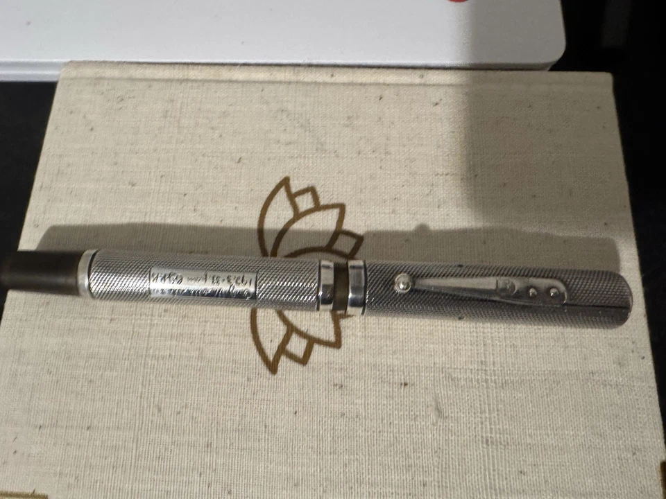 Waterman 452 In Barley Pattern . Hallmarked In Sterling Sil . 92 Years Old . - Image 1 of 4