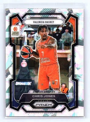 Chris Jones 2023-24 Panini Prizm EuroLeague #132 Ice Prizm - Image 1 of 2