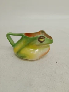 Vintage Green Frog Creamer Jug (Possibly Royal Bayreuth) - Picture 1 of 10