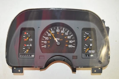 91 92 93 Pontiac Sunbird 100 mph Speedometer Instrument Cluster gauges 16148792 - Image 1 of 4
