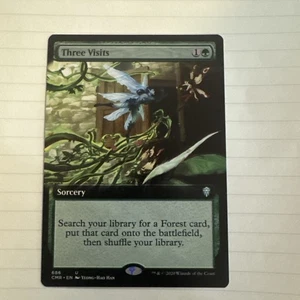 Three Visits (Extended Art) Commander Legends Regular - Picture 1 of 2