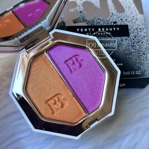 New Fenty Beauty Kilowatt Foil Freestyle Highlighter Duo~Full size 2x 3.5g~Rare - Picture 1 of 4