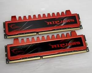 8GB (2x4GB) DDR3, PC3-10600, 1333MHz, 1.5V, G.SKILL, RIPJAWS, RED, WORKING - Picture 1 of 3