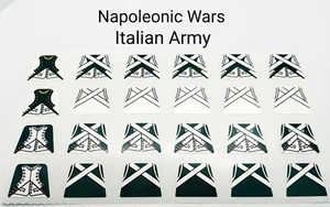 CUSTOM PRECUT TORSO STICKERS for LEGO ITALIAN ARMY INFANTRY MINIFIGURE - Picture 1 of 1