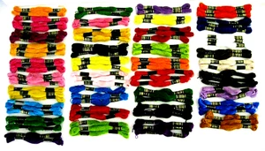 Janlynn  6 Strand Embroidery Floss 37 Colors, 103 Skeins with Organizer Box New - Picture 1 of 12