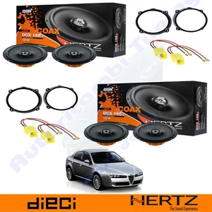 Kit Of 4 Coaxial Speakers For Front And Rear Hertz Alfa Romeo 159 - Picture 1 of 8