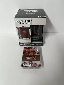 Better Homes and Garden Flickering Fireplace Wood Burning Stove Wax Warmer w/wax - Picture 1 of 9