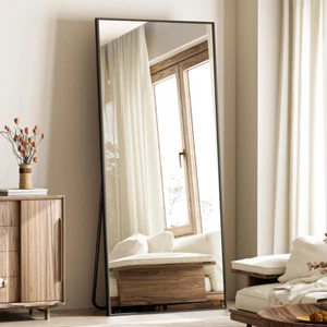 Große Spiegel für Wand, 65"x24" Ganzkörperspiegel mit Ständer, Ganzkörperspiegel - Bild 1 von 7