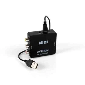 RCA to HDMI Female Converter Composite CBS Video Adapter - AV2HDMI- US SELLER - Picture 1 of 4