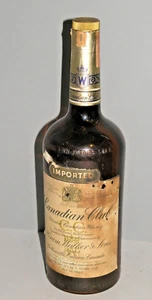 Vtg. Rare 1959 Canadian Club Hiram Walker Half Gallon Whiskey Bottle Empty - Picture 1 of 3