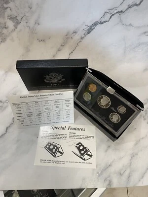 1992 US Mint Premier Silver Proof Set cd - Image 1 of 4