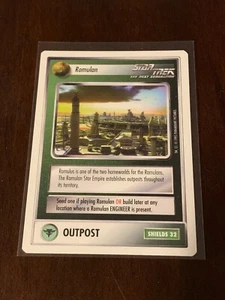  Star Trek CCG Beta WB 1995 Romulan Outpost - Bild 1 von 2