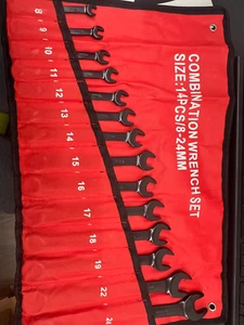 Juego de llaves de 14 piezas con estuche negro con estuche rojo - Imagen 1 de 2