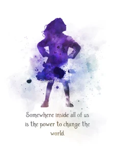 Matilda Quote, ART PRINT, Musical, Inspirational, Wall Art Gift, Home Decor Gift - Picture 1 of 2