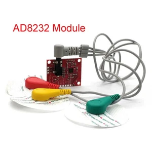 Módulo ECG ad8232 Pulso de Medición ECG Corazón ECG Monitoreo Módulo Sensor Kit para Arduino U - Imagen 1 de 5