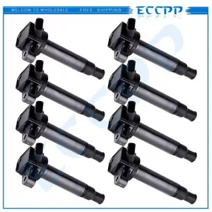 Pack of 8 88921392 Ignition Coils for 2000-2009 Toyota Tundra Sequoia 4.7L V8 - Picture 1 of 7