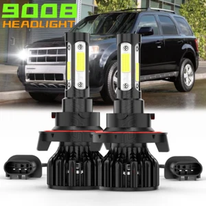 Fit Ford Escape 2008-2012 - 6000K 2pc 9008 LED Headlight High/Low Beam Bulbs Kit - Picture 1 of 8